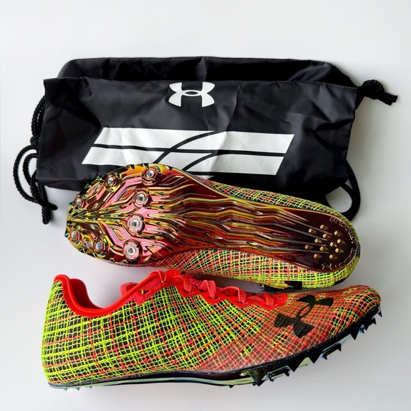 Under Armour UA Sprint Pro 3 Track Spikes Mens Size 11.5 - Picture 1 of 15